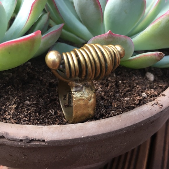 Rare Mid Century Brutalist Ring by Pal Kepenyes - Picture 1 of 6